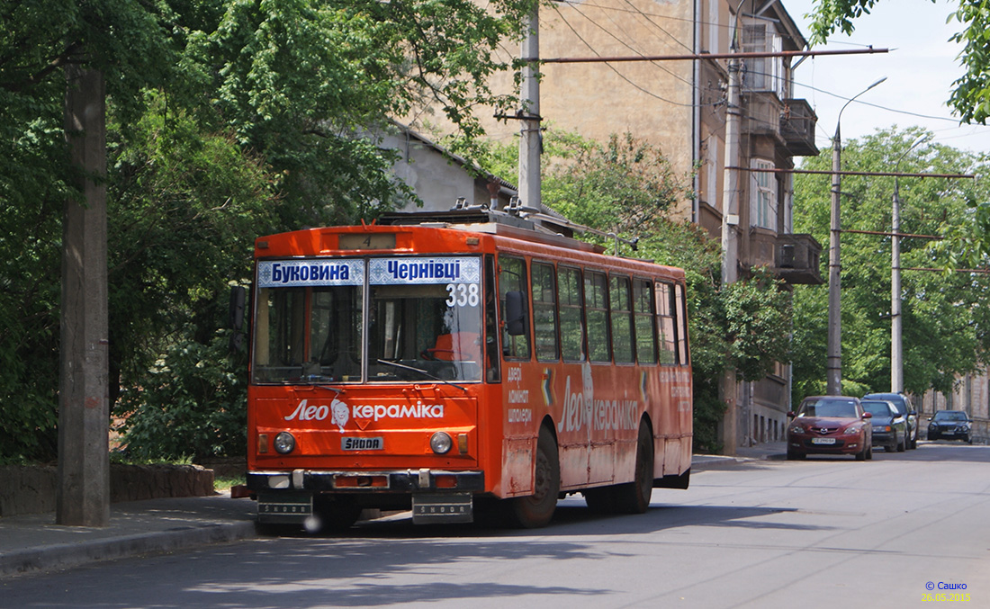 Черновцы, Škoda 14Tr07 № 338