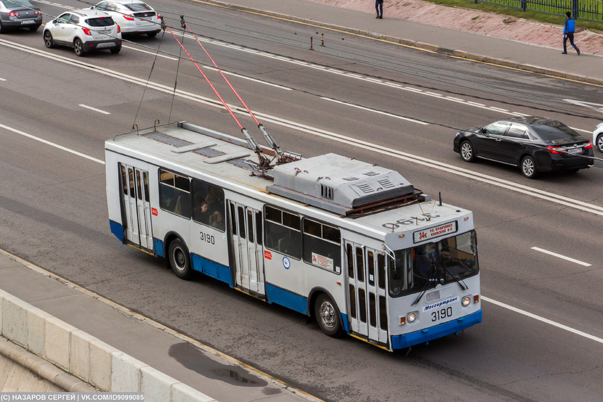 Москва, ЗиУ-682ГМ1 (с широкой передней дверью) № 3190
