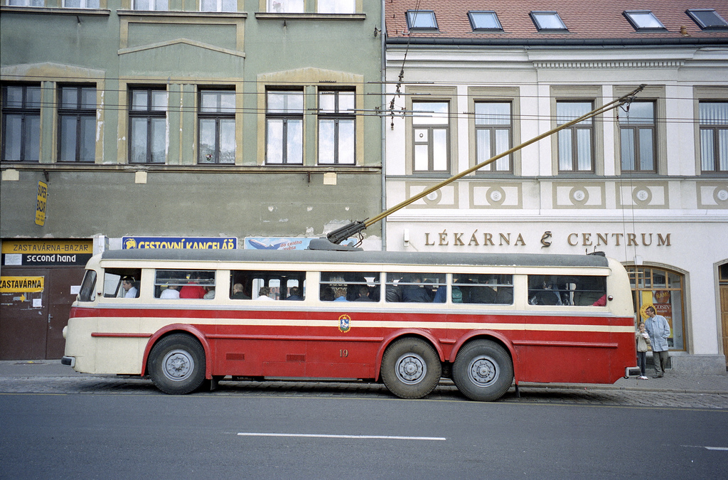 Брно, Tatra T400 № 19; Теплице — Троллейбусы других городов; Теплице — Юбилей: 50 лет Теплицкому троллейбусу (28-29.09.2002)
