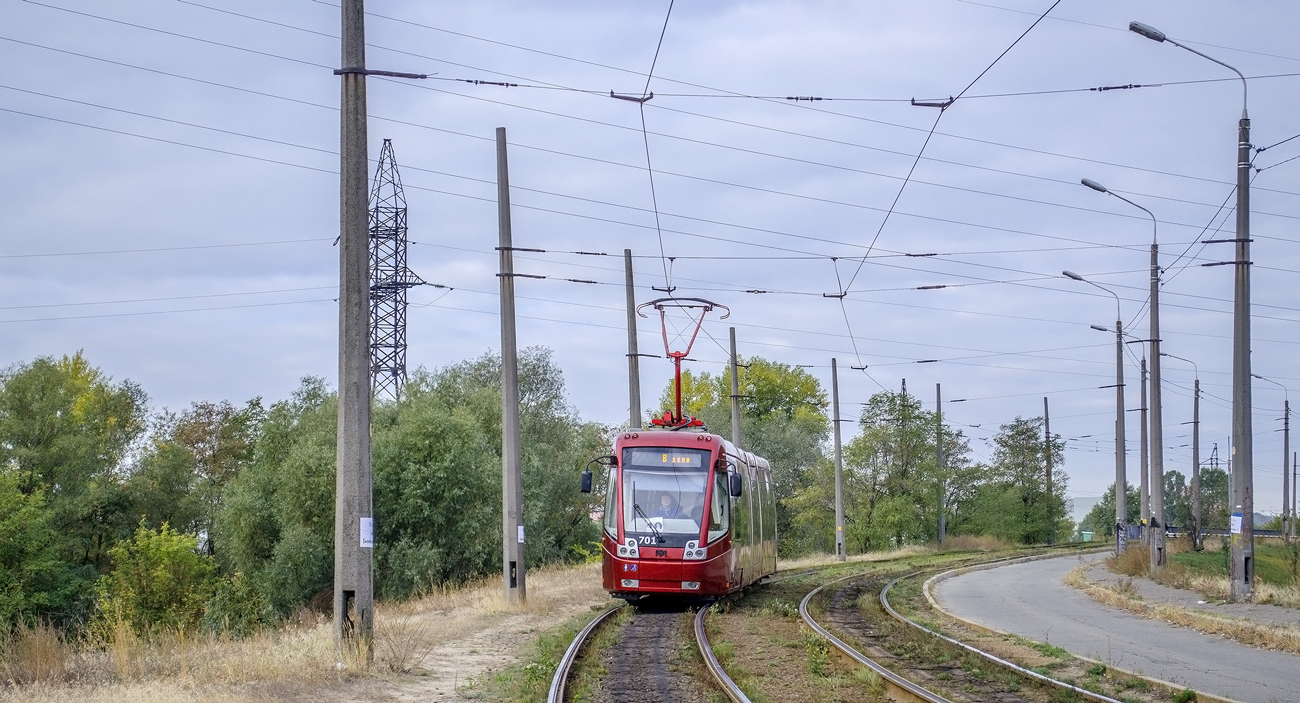 Kyiv, Bogdan TR843 Br. 701; Kyiv — Tram parade 10.10.2015