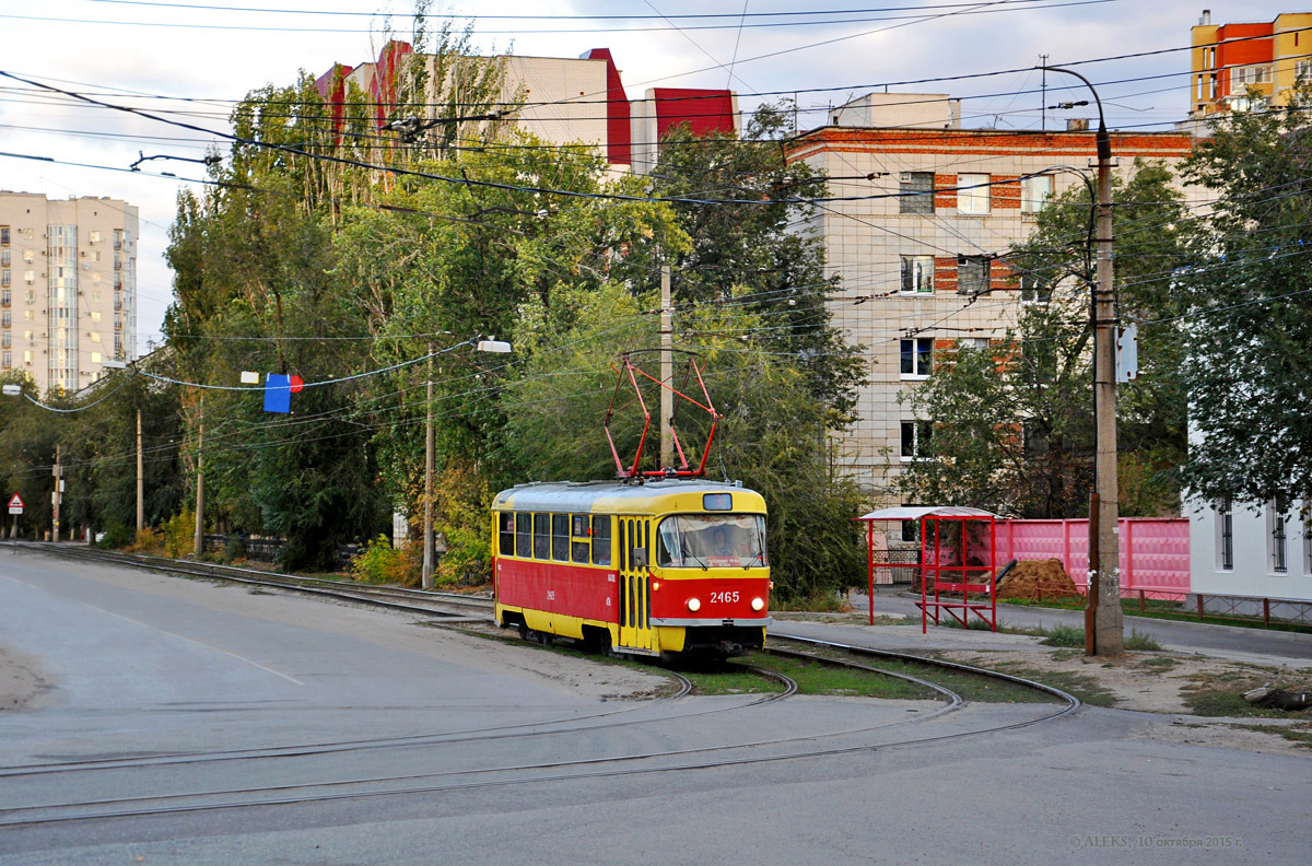 Волгоград, Tatra T3SU (двухдверная) № 2465