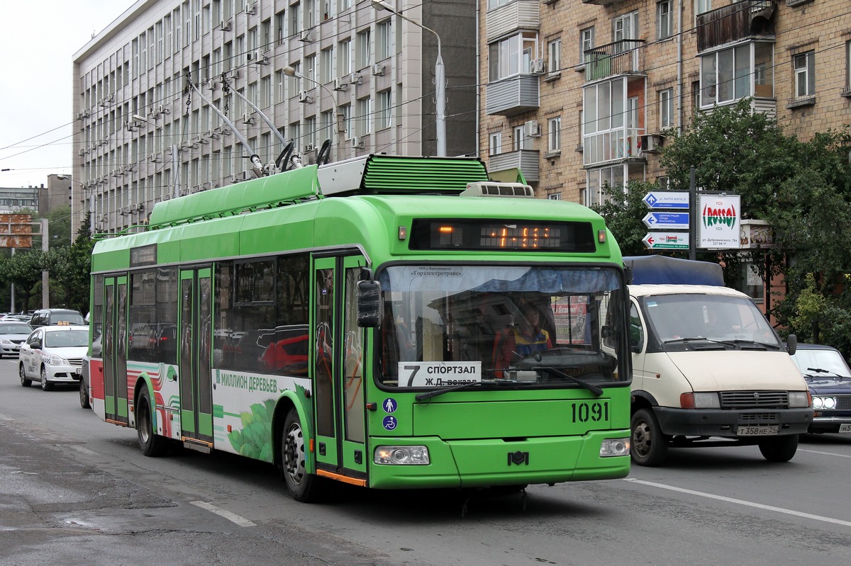 Красноярск, БКМ 321 № 1091