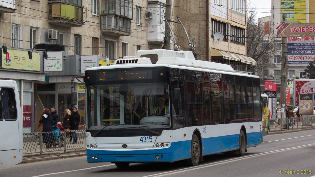 Крымскі тралейбус, Богдан Т70110 № 4315