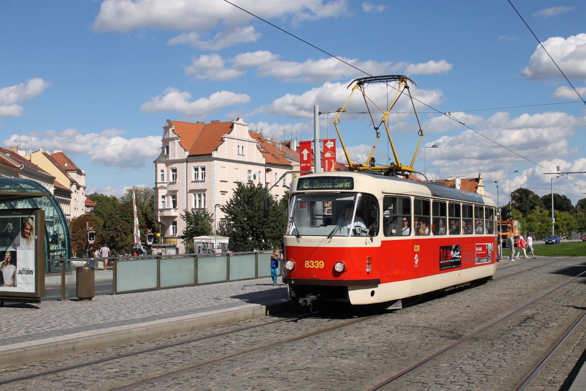 Прага, Tatra T3R.P № 8339