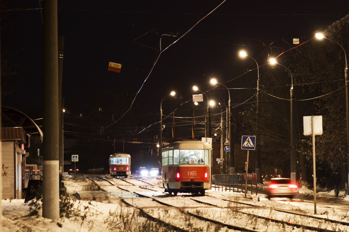 Ижевск, Tatra T3SU (двухдверная) № 1165; Ижевск, Tatra T3K № 2320