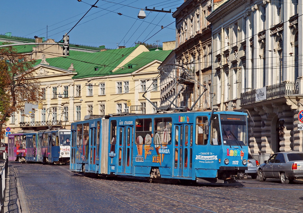Львов, Tatra KT4SU № 1172