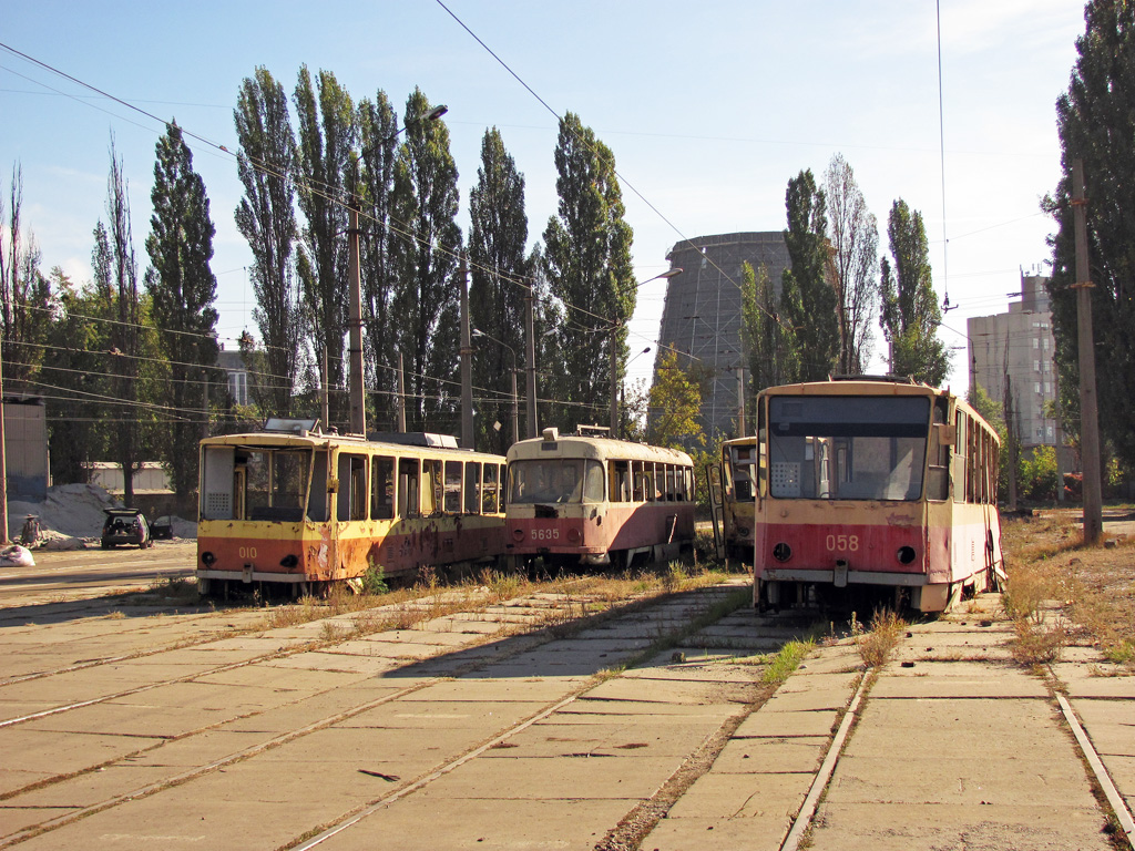 Киев, Tatra T6B5SU № 010; Киев, Tatra T3SU № 5635; Киев, Tatra T6B5SU № 058
