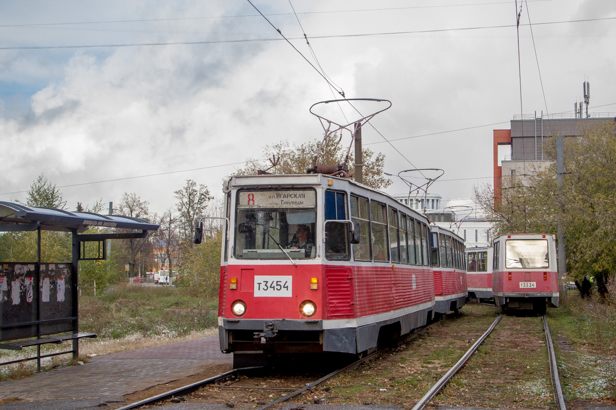 Нижній Новгород, 71-605 (КТМ-5М3) № 3454; Нижній Новгород, 71-605 (КТМ-5М3) № 3333 Нижній Новгород, 71-605 (КТМ-5М3) № 3454; Нижній Новгород, 71-605 (КТМ-5М3) № 3333