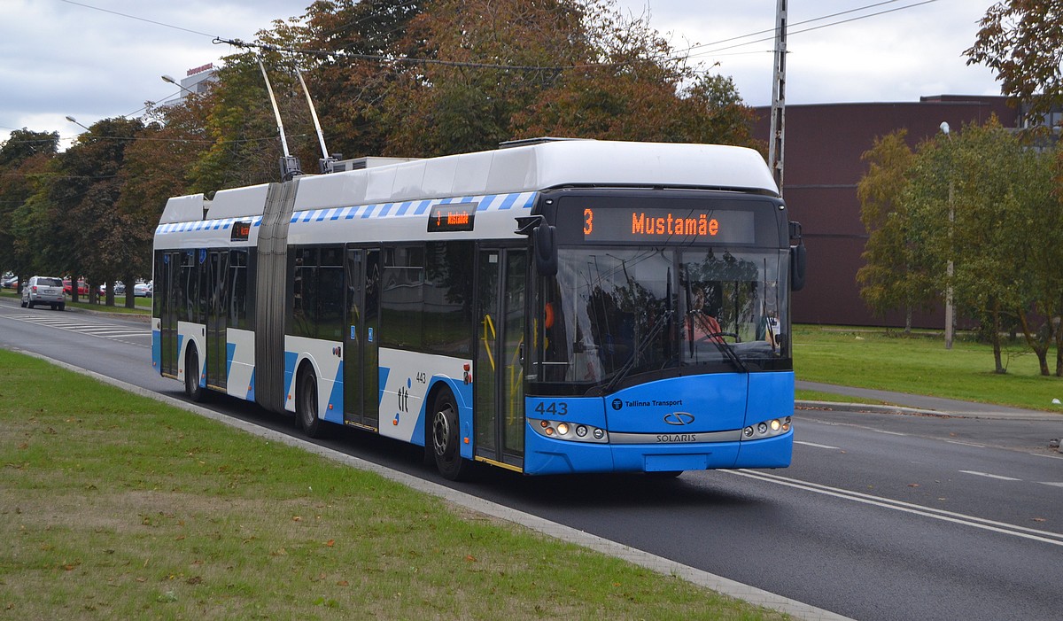 Таллин, Solaris Trollino III 18 AC № 443