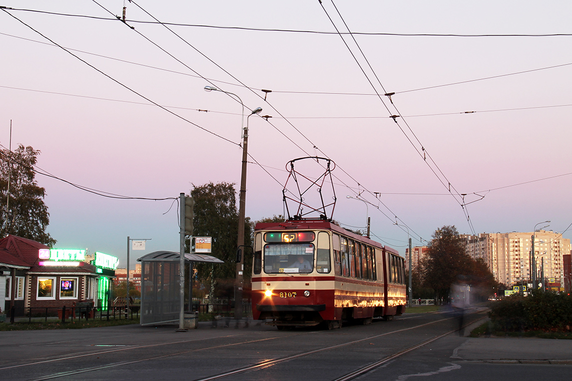 Санкт-Петербург, 71-147К (ЛВС-97К) № 8107 Санкт-Петербург, 71-147К (ЛВС-97К) № 8107
