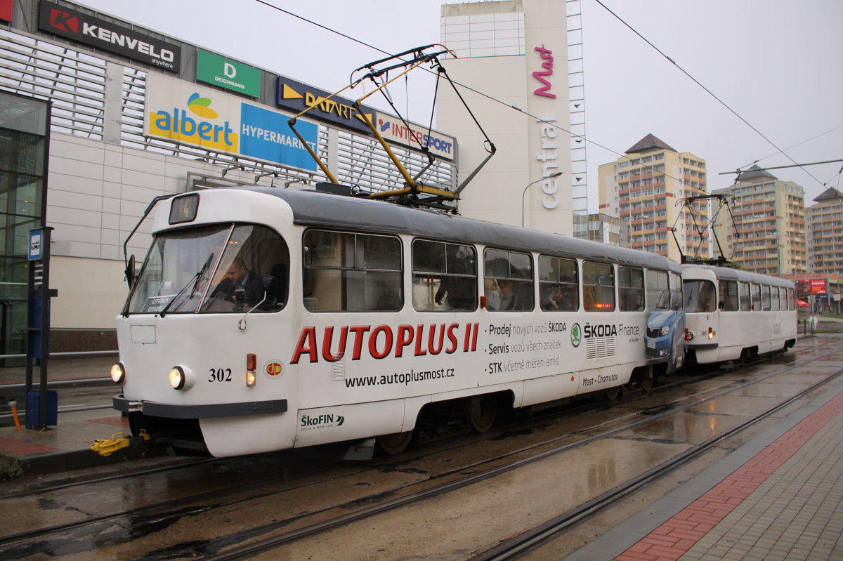 Мост ― Литвинов, Tatra T3M.3 № 302