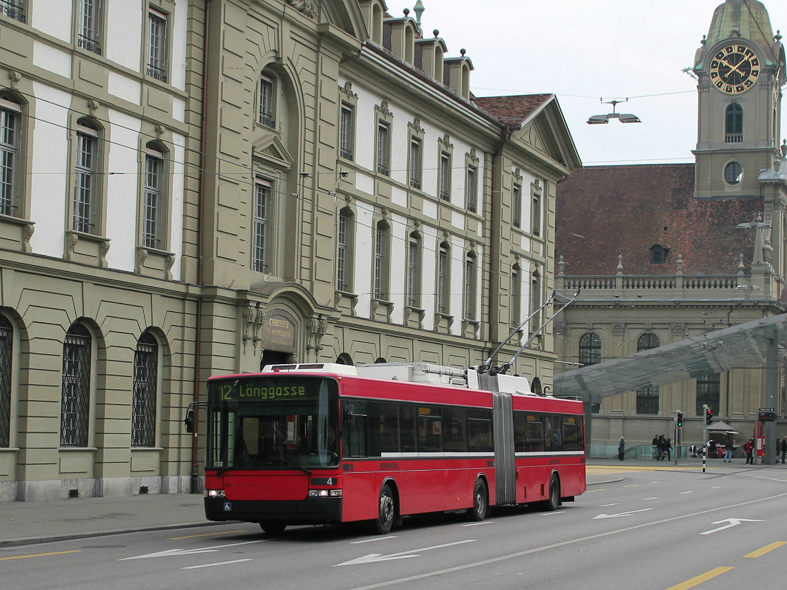 Берн, Hess SwissTrolley 2 (BGT-N1) № 4 Берн, Hess SwissTrolley 2 (BGT-N1) № 4
