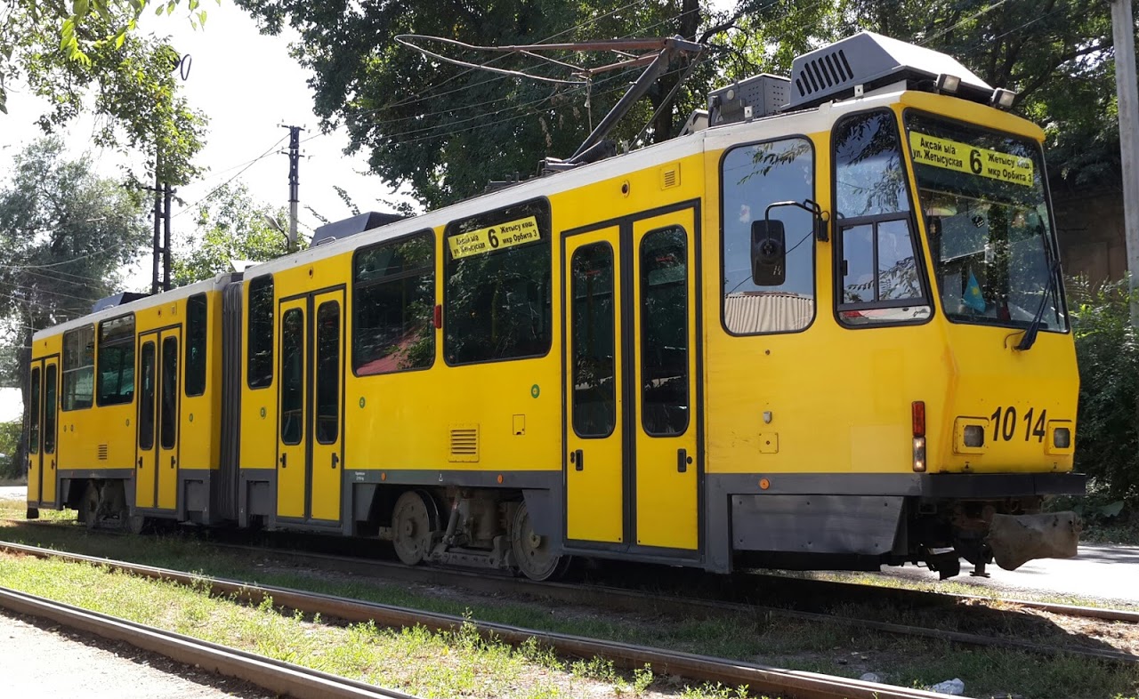 Алматы, Tatra KT4DtM № 1014