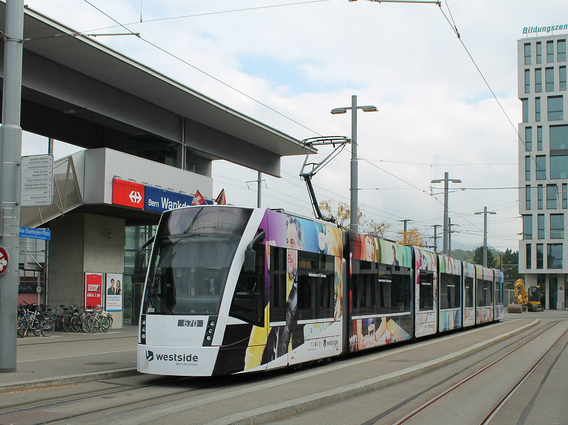 Bern, Siemens Combino XL № 670