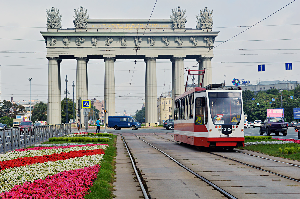 Санкт-Петербург, 71-134А (ЛМ-99АВН) № 1339; Санкт-Петербург — Трамвайные линии и инфраструктура