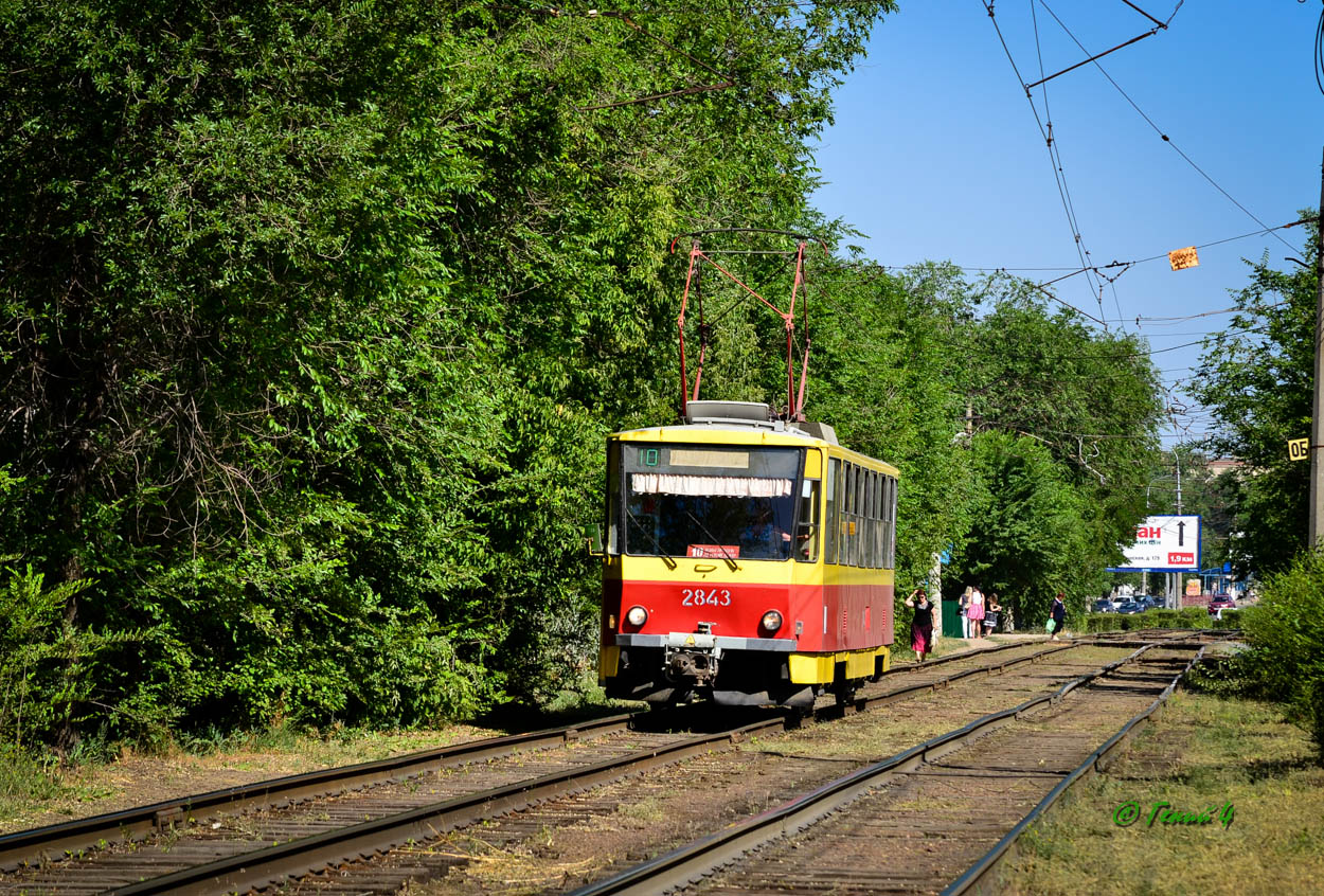 Волгоград, Tatra T6B5SU № 2843