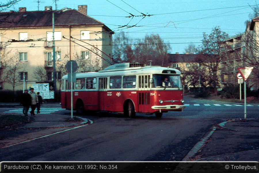Пардубице, Škoda 9TrHT26 № 354