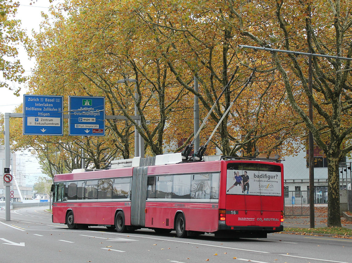 Берн, Hess SwissTrolley 2 (BGT-N1) № 16 Берн, Hess SwissTrolley 2 (BGT-N1) № 16