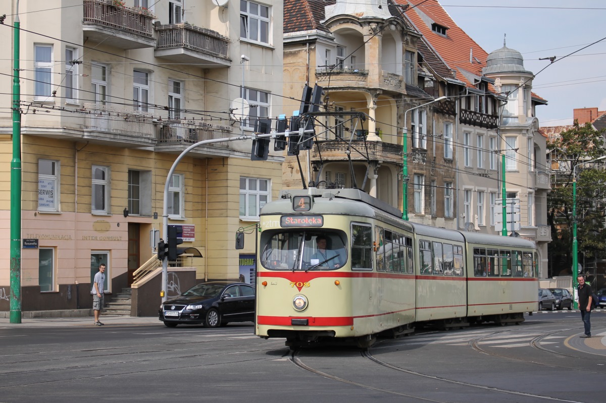 Познань, Duewag GT8 № 708