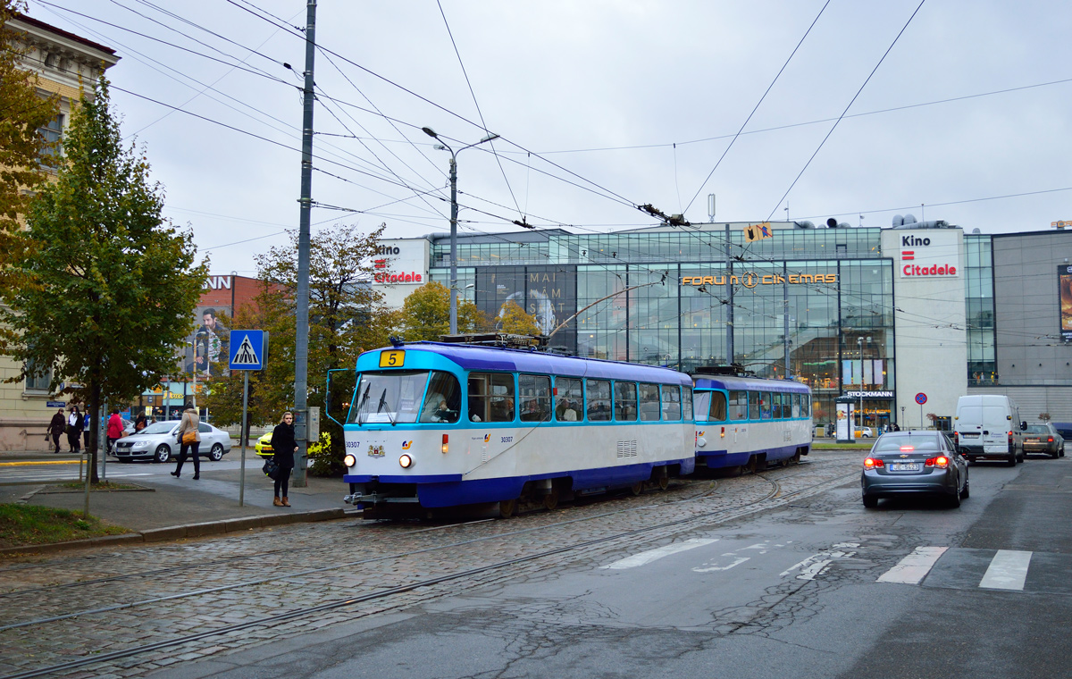 Riga, Tatra T3A N°. 30307