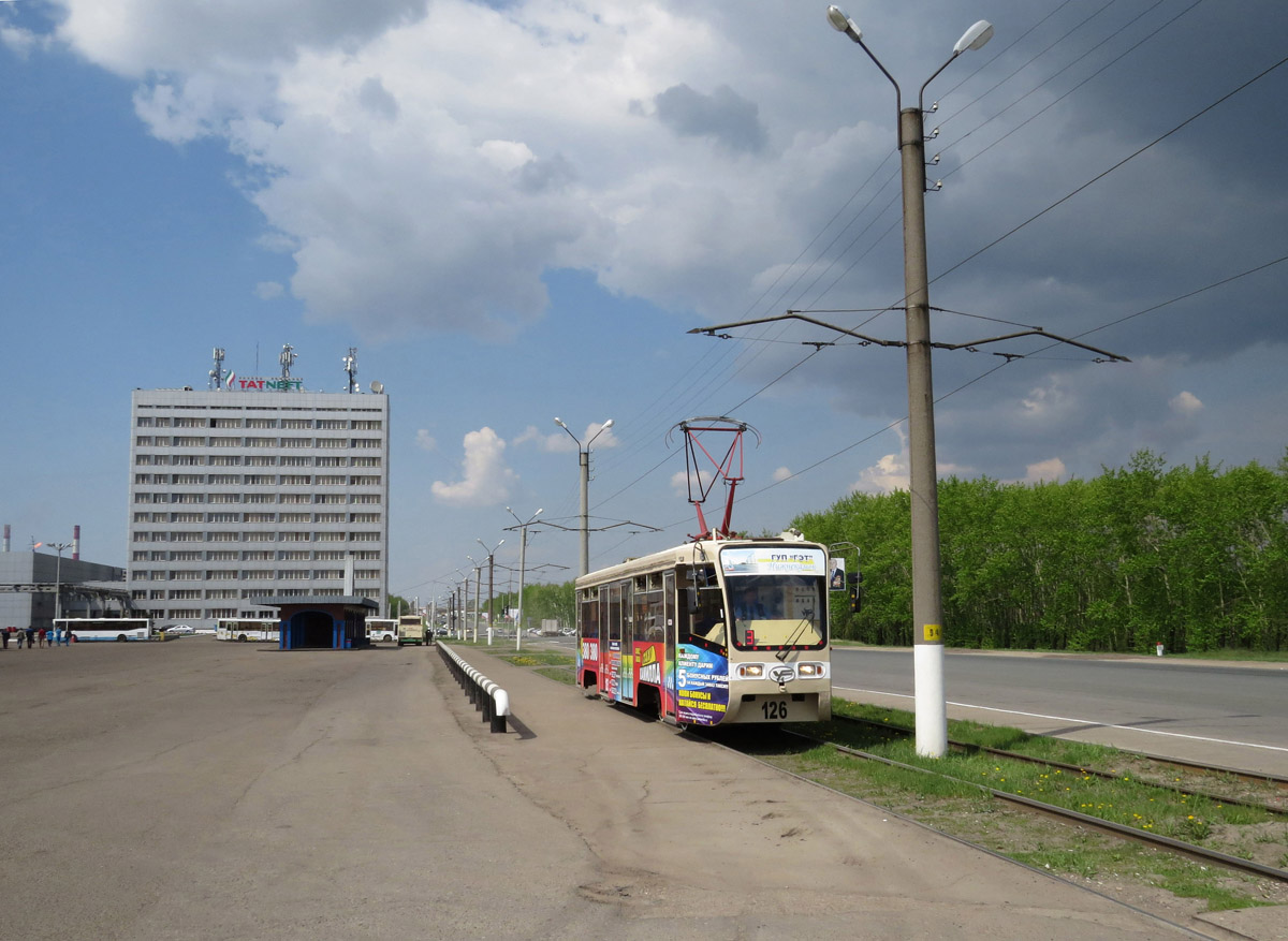 Нижнекамск, 71-619КТ № 126; Нижнекамск — Трамвайные линии и кольца