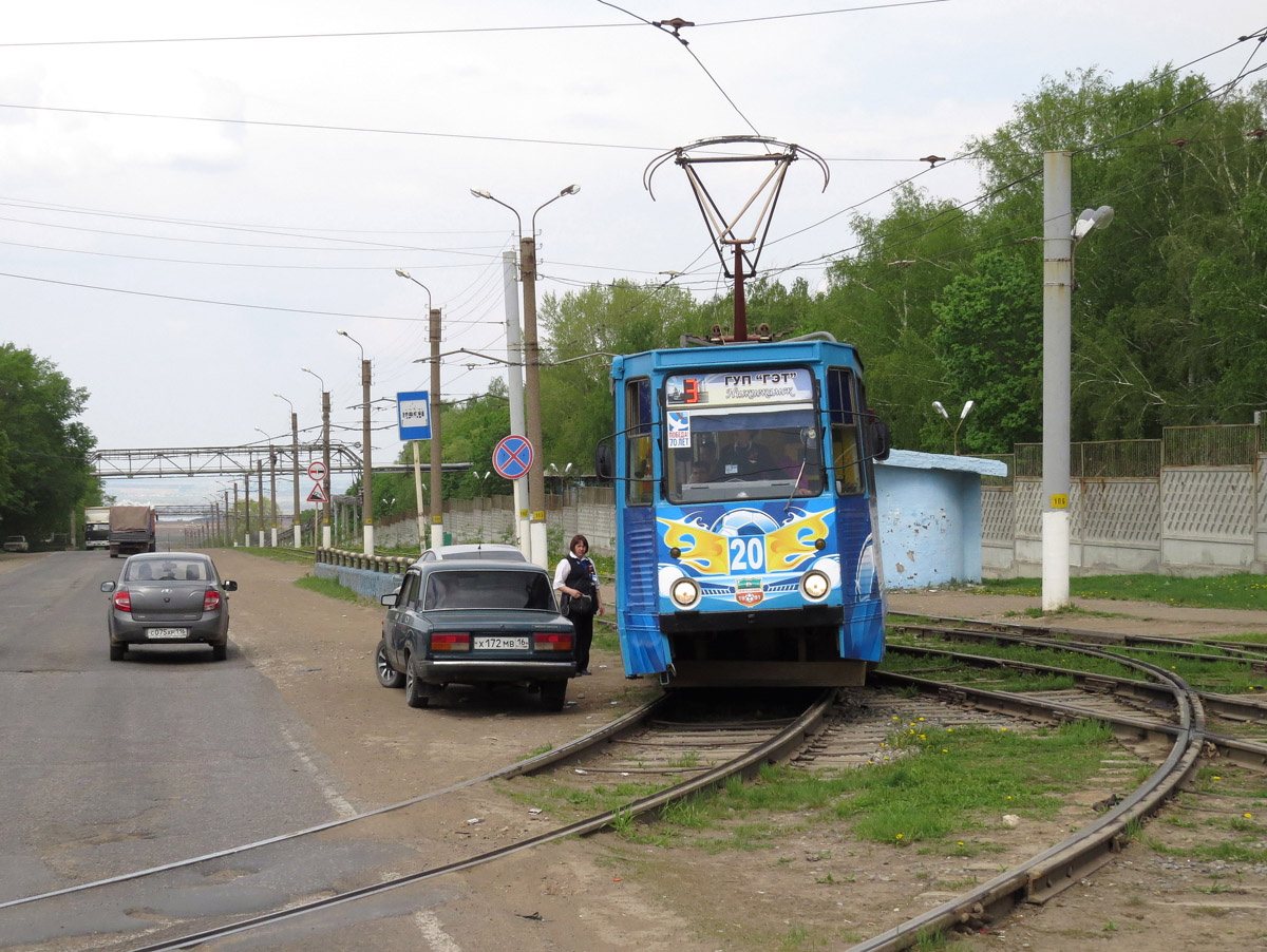 Нижнекамск, 71-605 (КТМ-5М3) № 20; Нижнекамск — Трамвайные линии и кольца