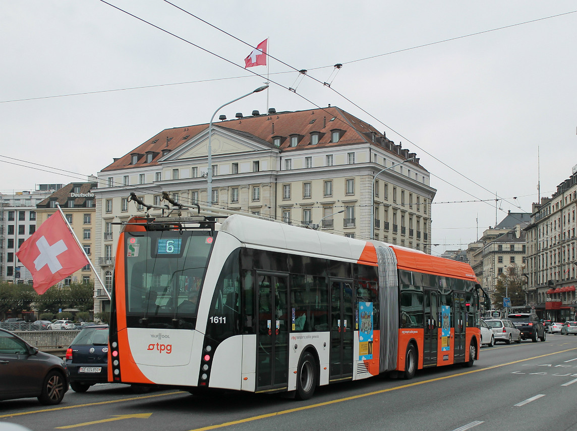 Женева, Van Hool Exqui.City 18 № 1611