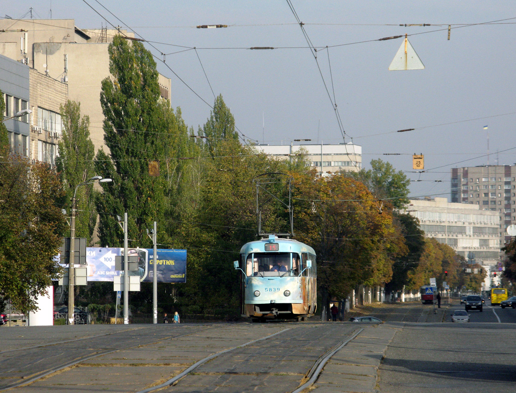 Киев, Tatra T3SU № 5839