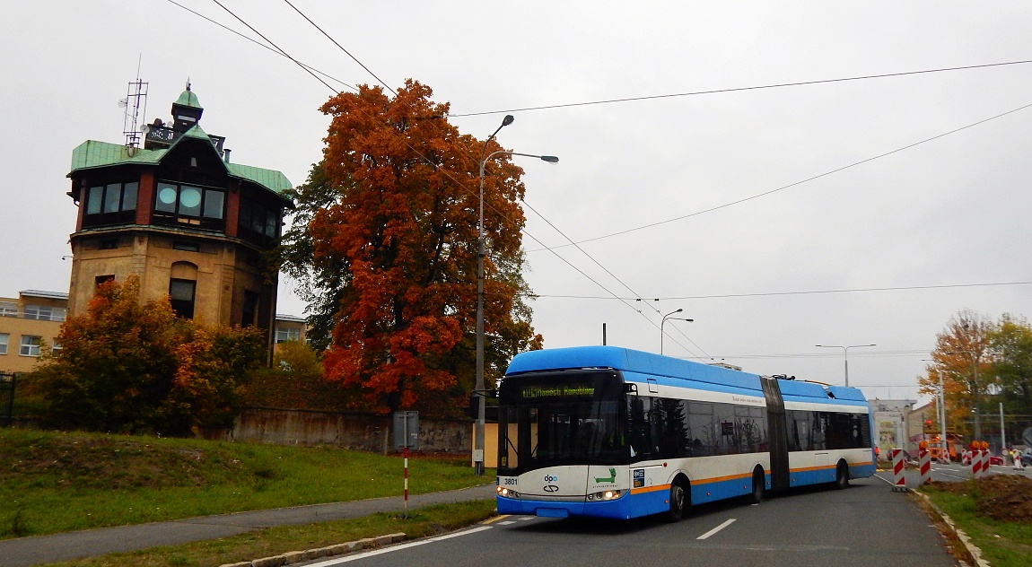 Ostrava, Solaris Trollino III 18 AC — 3801