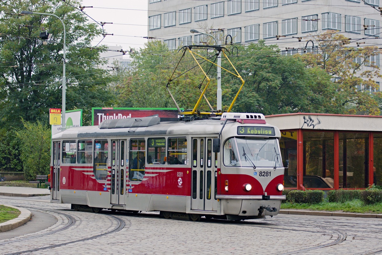 Прага, Tatra T3R.PLF № 8281