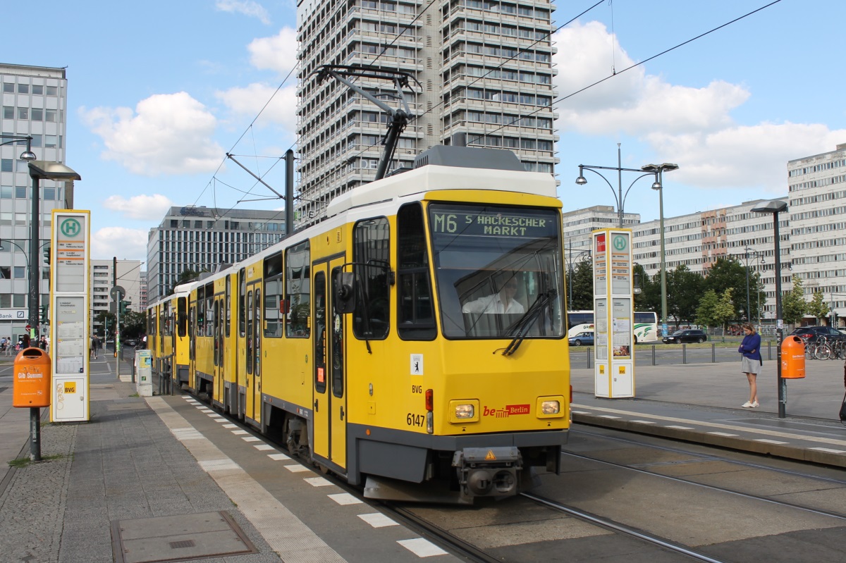 Берлин, Tatra KT4DM № 6147