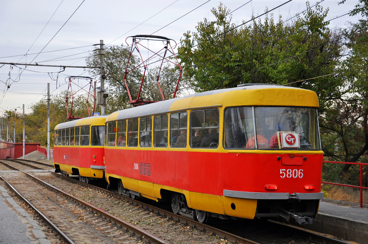 Волгоград, Tatra T3SU № 5806