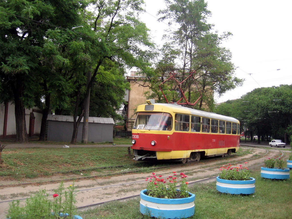 Одесса, Tatra T3SU № 3308; Одесса — Демонтаж и остатки трамвайной инфраструктуры