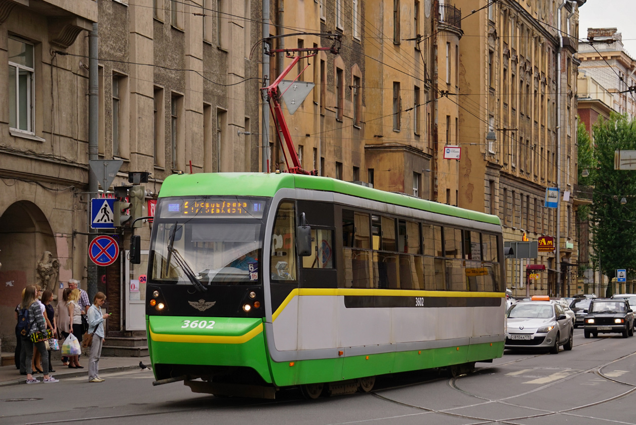 Санкт-Петербург, ЛМ-68М2 (мод. СПб ГЭТ) № 3602