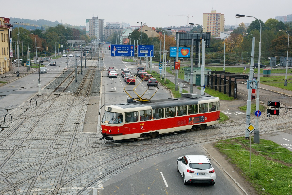 Praha, Tatra T3M2-DVC № 8083