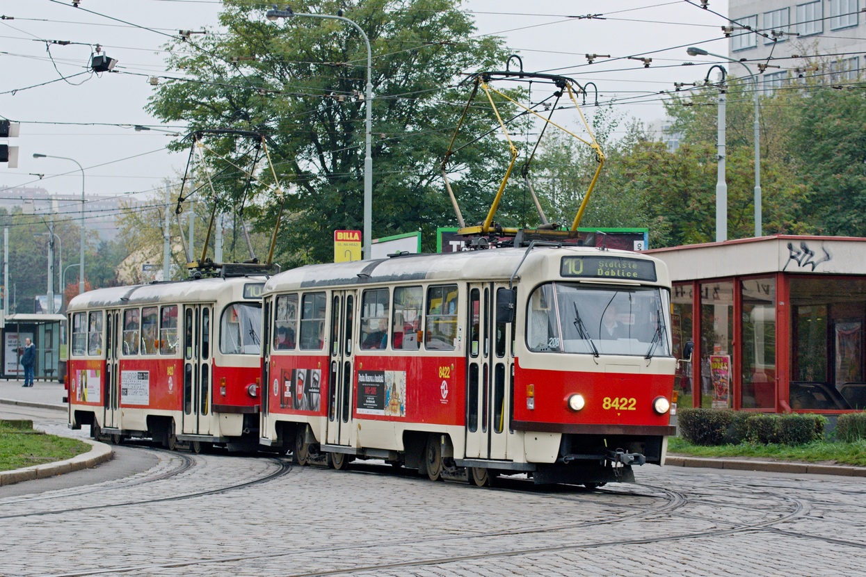 Прага, Tatra T3R.P № 8422