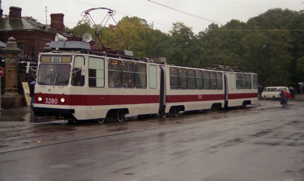 Санкт-Петербург, 71-139 (ЛВС-93) № 3280; Санкт-Петербург — Парад на 90-летие трамвая