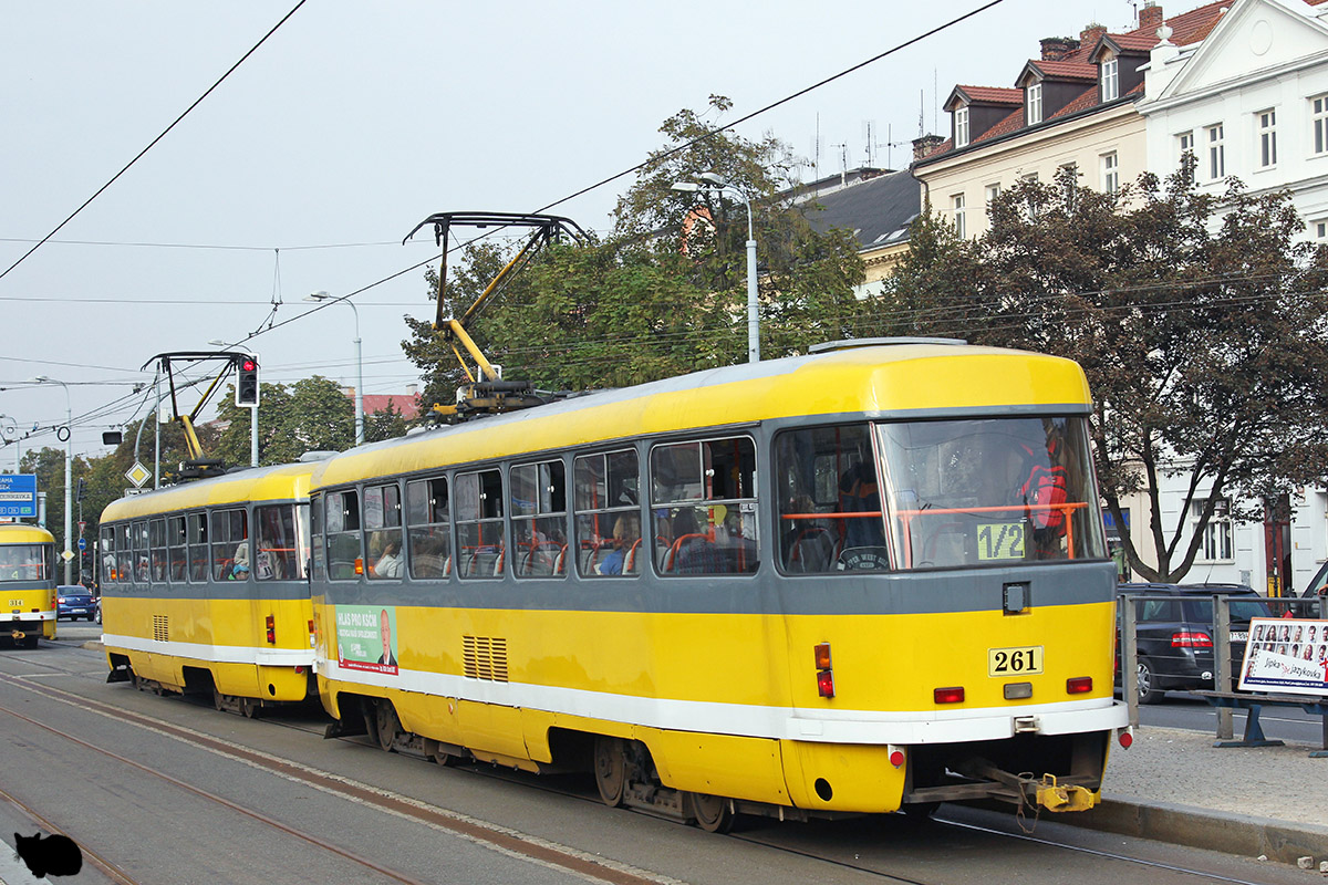 Пльзень, Tatra T3R.P № 261