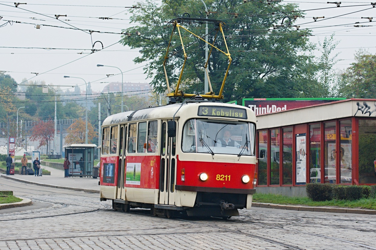 Прага, Tatra T3R.P № 8211