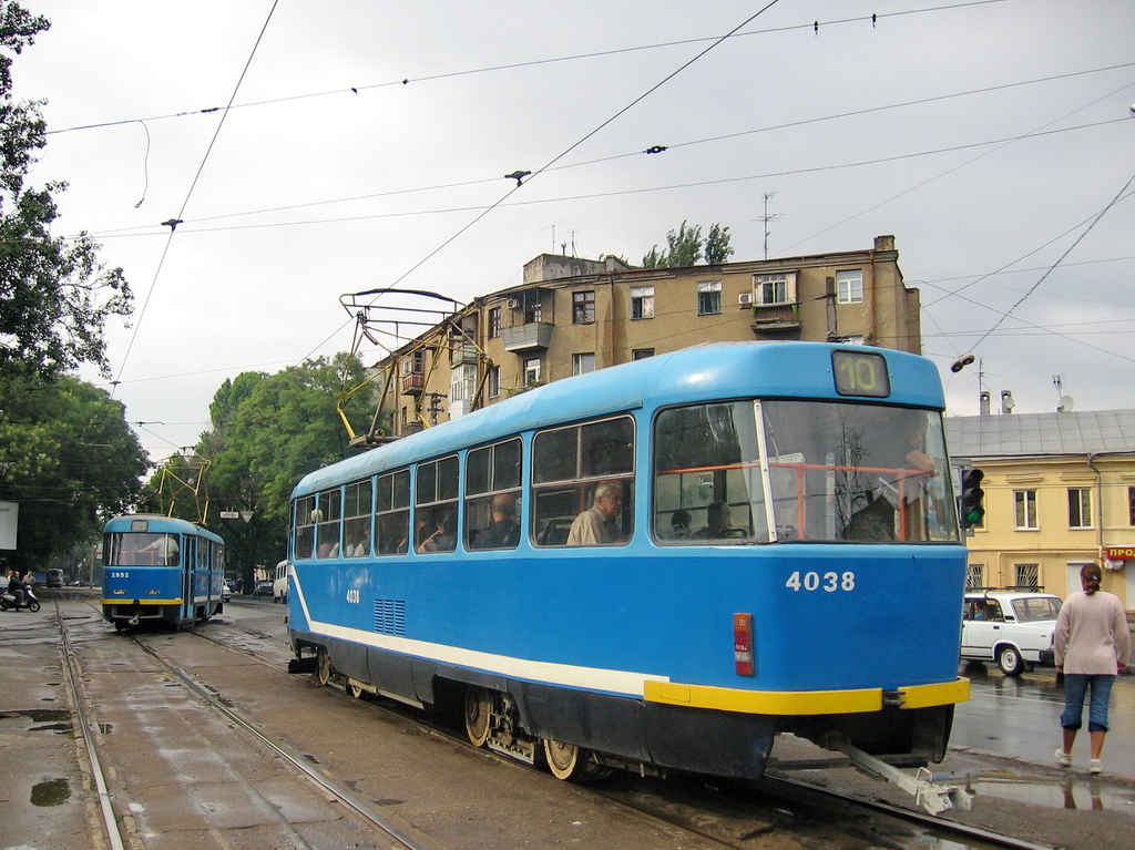 Одесса, Tatra T3R.P № 4038