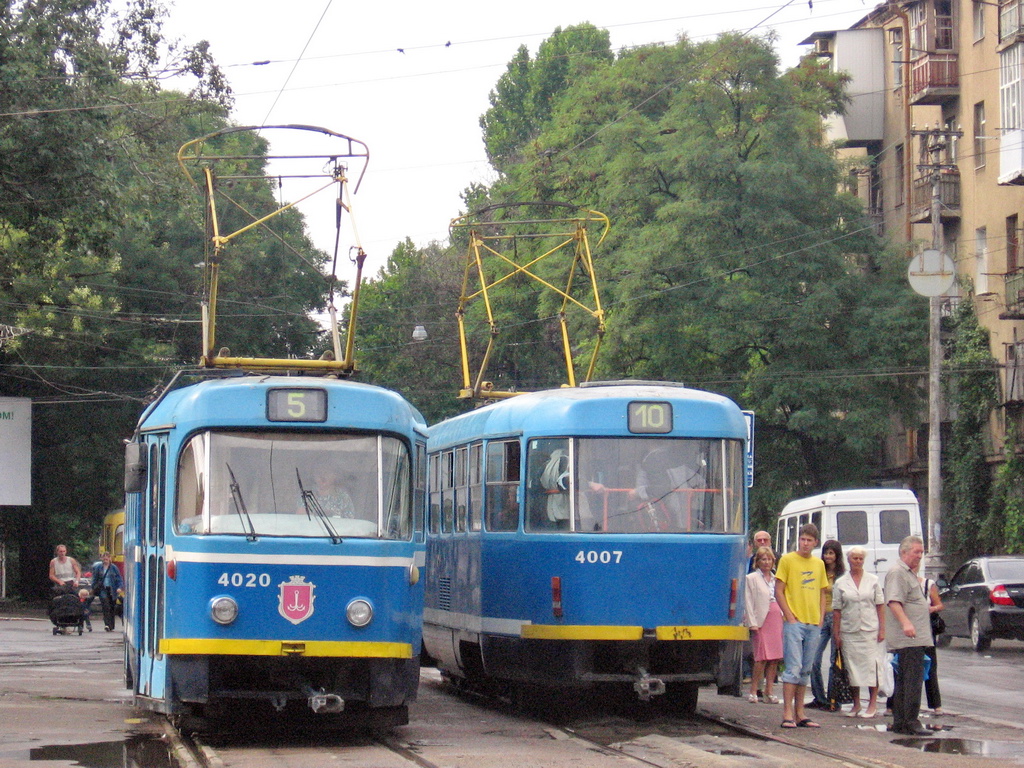 Одесса, Tatra T3R.P № 4020