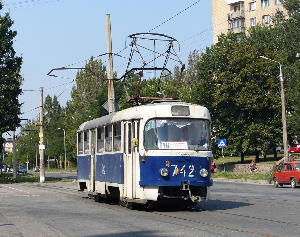 Запорожье, Tatra T3SU № 742