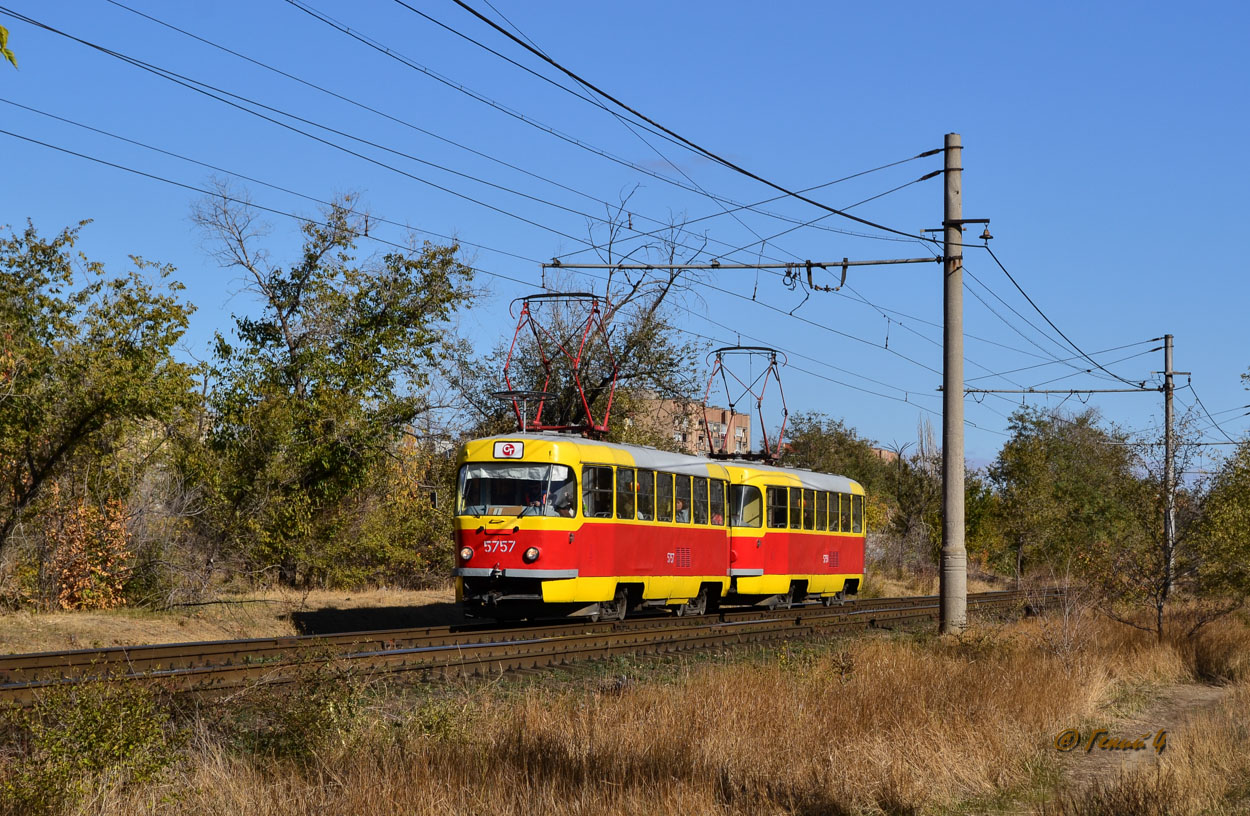 Volgograd, Tatra T3SU № 5757; Volgograd, Tatra T3SU № 5758