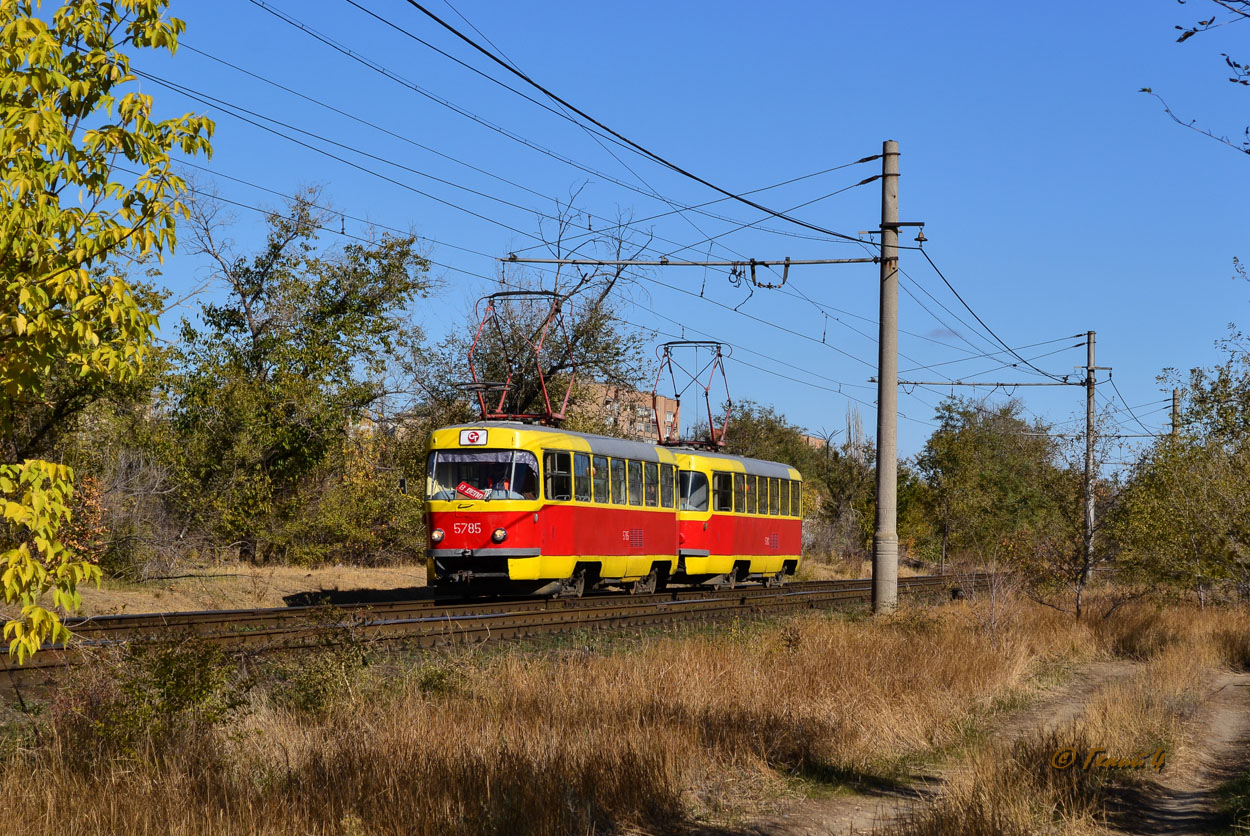 Волгоград, Tatra T3SU № 5785; Волгоград, Tatra T3SU № 5780 Волгоград, Tatra T3SU № 5785; Волгоград, Tatra T3SU № 5780