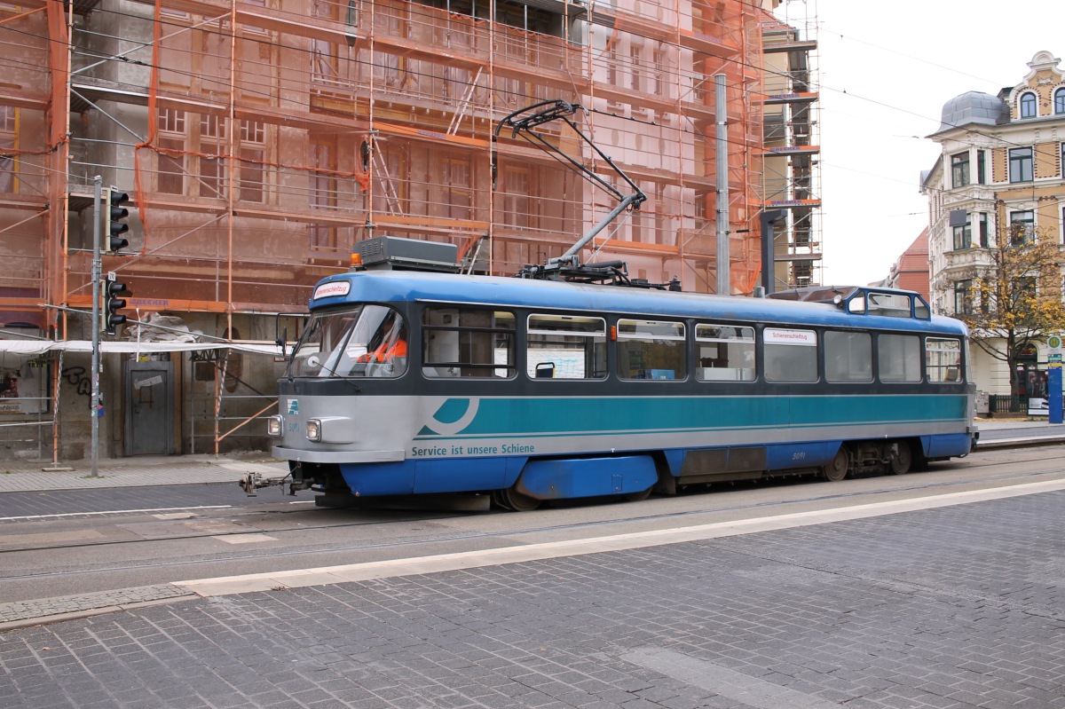 Лейпциг, Tatra T4D-S / P № 5091