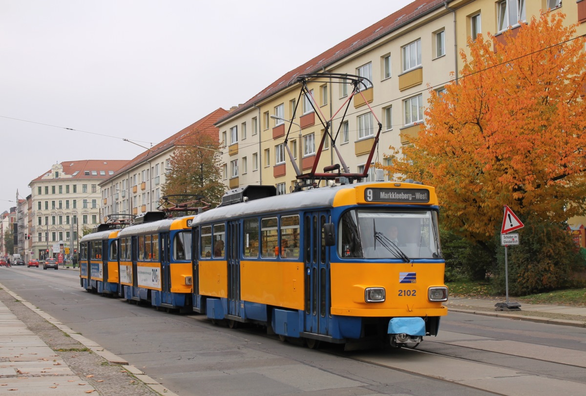 Leipzig, Tatra T4D-M1 Nr. 2102
