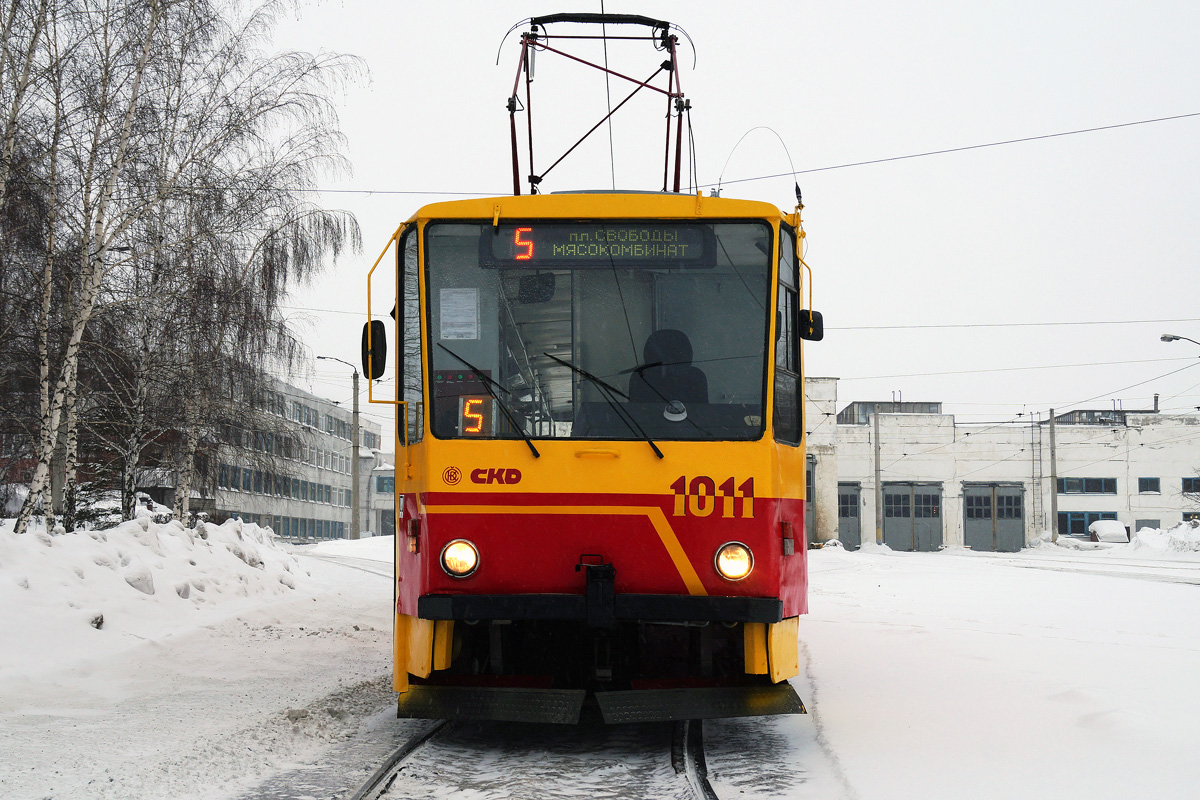 Барнаул, Tatra T6B5SU № 1011