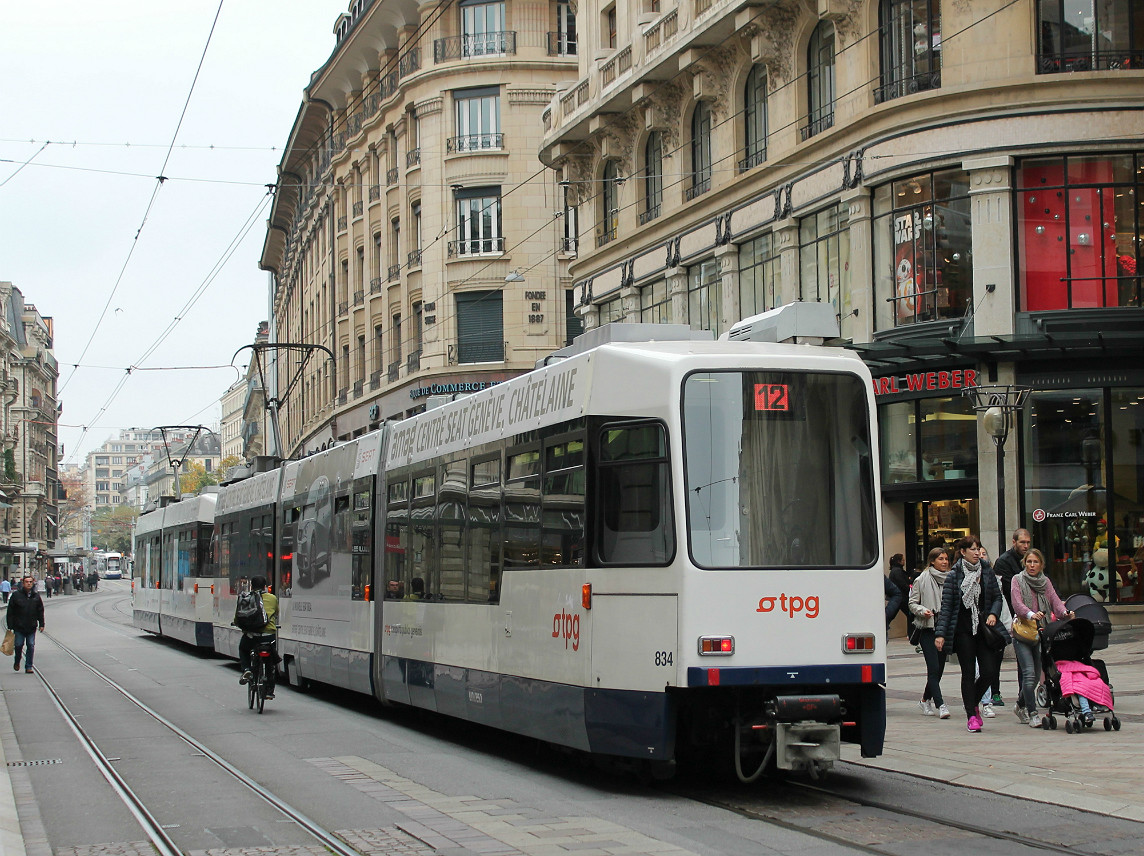 Geneva, ACMV/ABB/Duewag Be 4/8 Br. 834