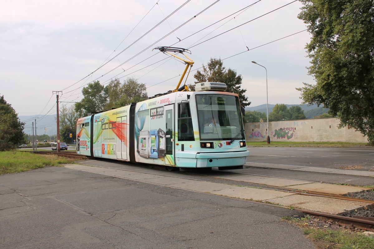 Мост ― Литвинов, Škoda 03T5 Astra/Anitra № 202