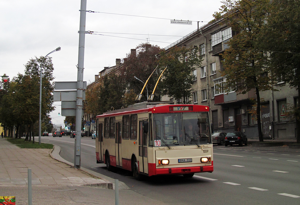 Вильнюс, Škoda 14Tr89/6 № 1559